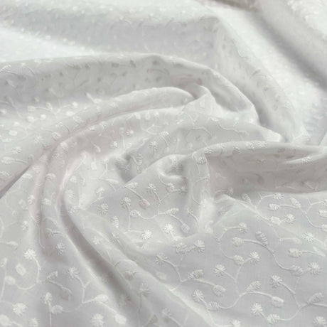 Stitched & Embroidered Fabric
