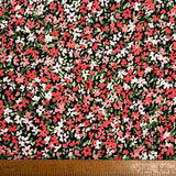 Viscose Jersey Summerfield Elastane Pink Red Black Floral Stretch Knit Dress Fabric Ruler