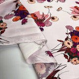 Lightweight Dress Fabric Viscose Panel - Floral Sonata Fold