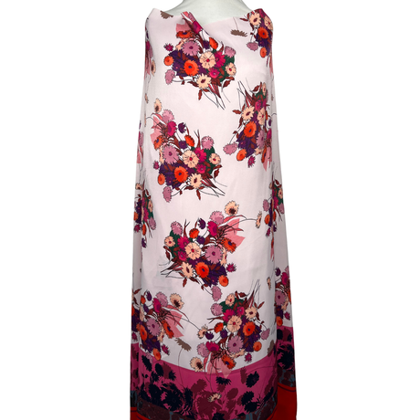 Lightweight Dress Fabric Viscose Panel - Floral Sonata Full