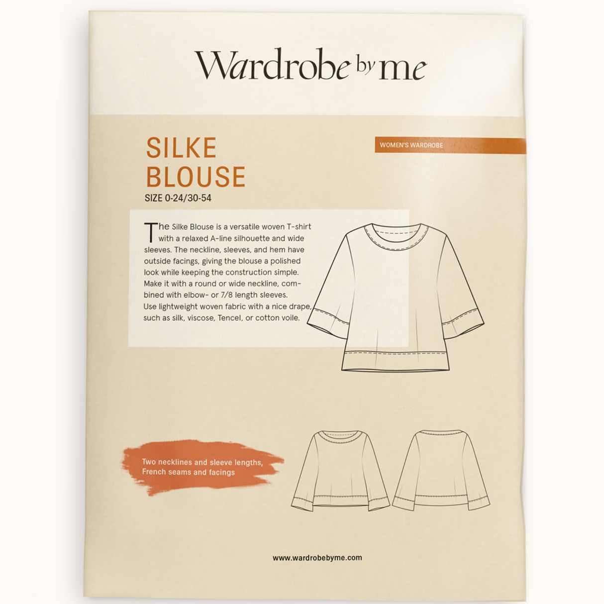 Wardrobe by Me - Silke Blouse Sewing Pattern