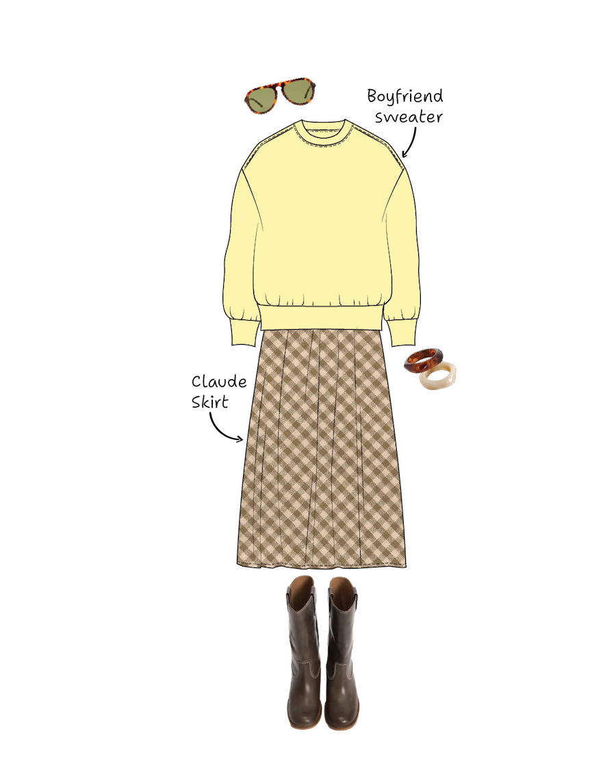 Wardrobe By Me Patterns Claude Skirt idea2