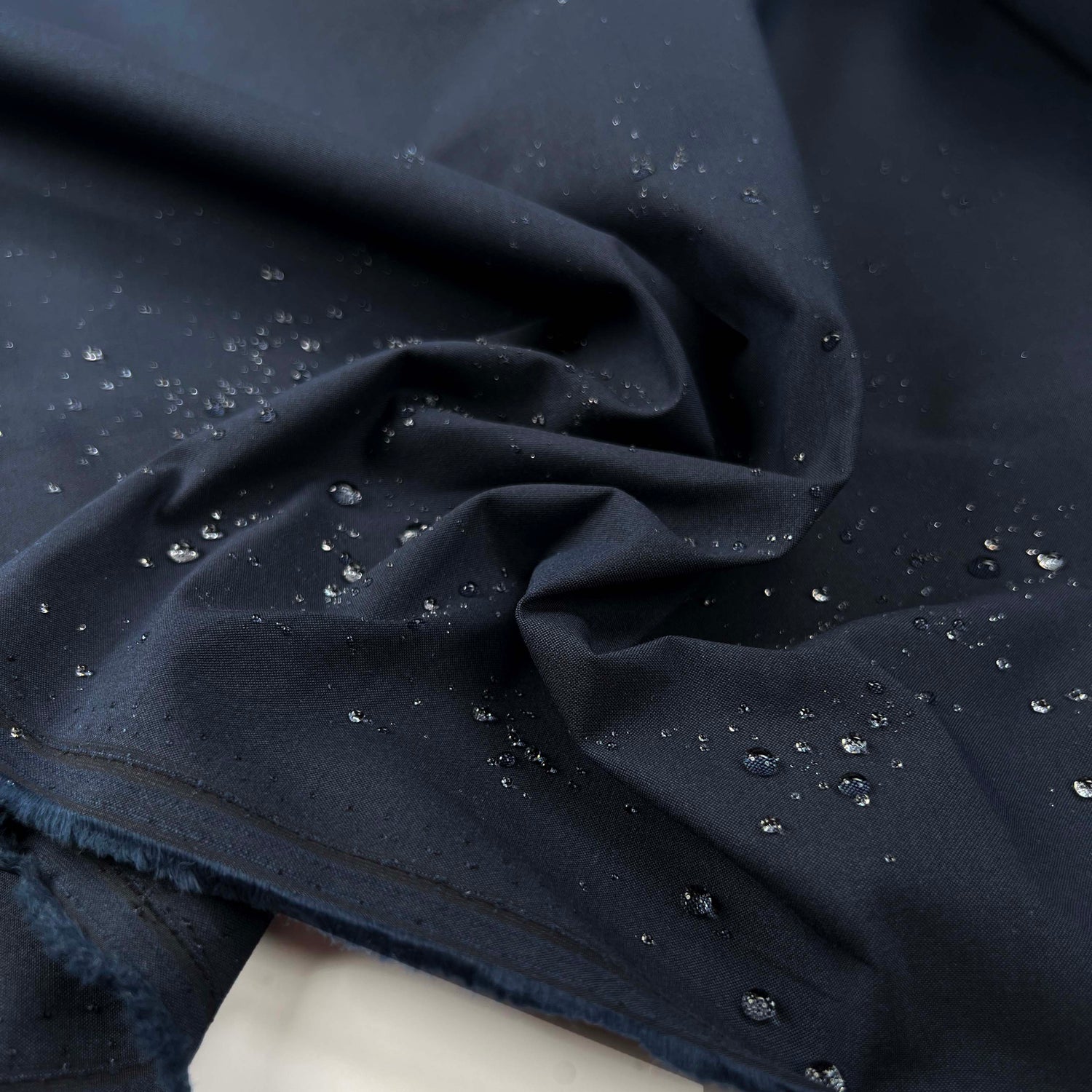 Water Resistant Memory Polycotton – Navy