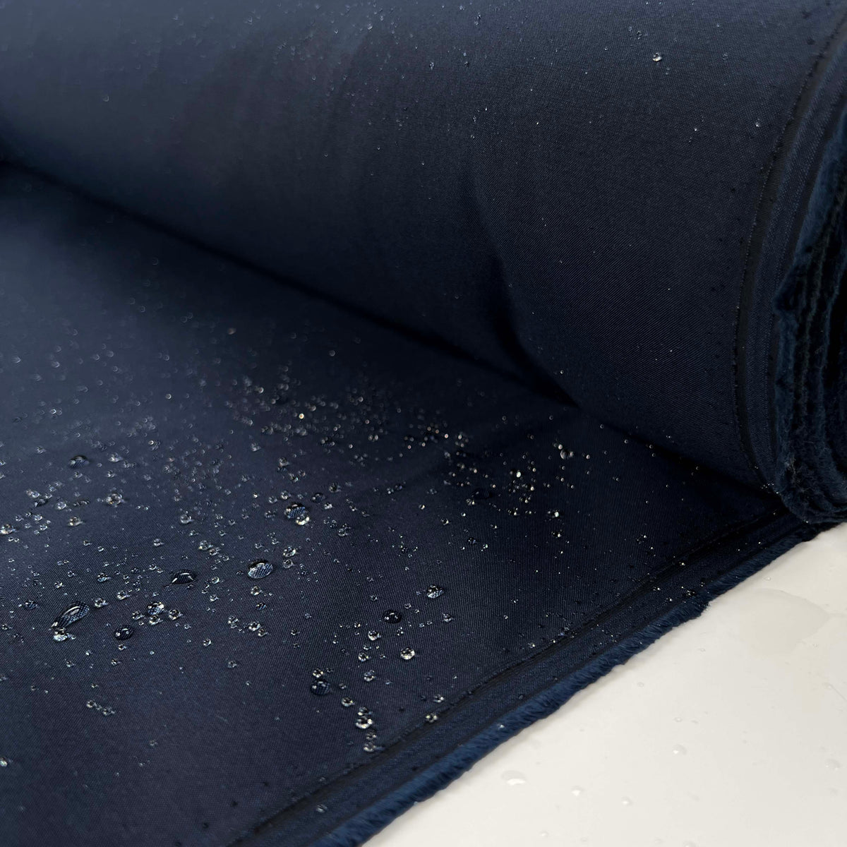 Water Resistant Memory Polycotton – Navy