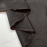 Waxed Cotton Chera 4oz Dark Brown Water Resistant Coating Fabric Fold