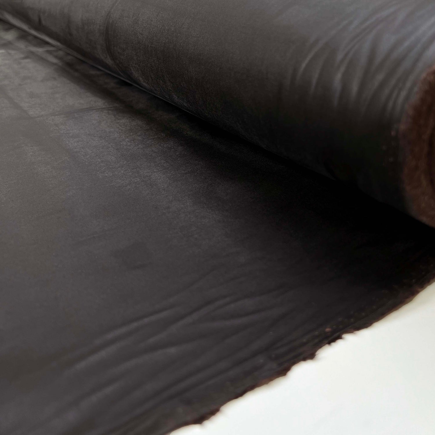 Waxed Cotton Chera 4oz Dark Brown Water Resistant Coating Fabric Roll
