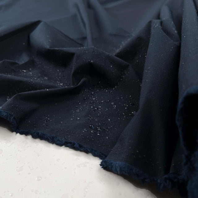Wayfarer 6oz Wax Cotton Brook Blue Fabric Splash