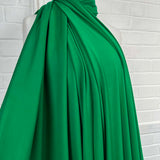 Wicked Viscose Elastane Green Plain Jersey Fabric Mannequin