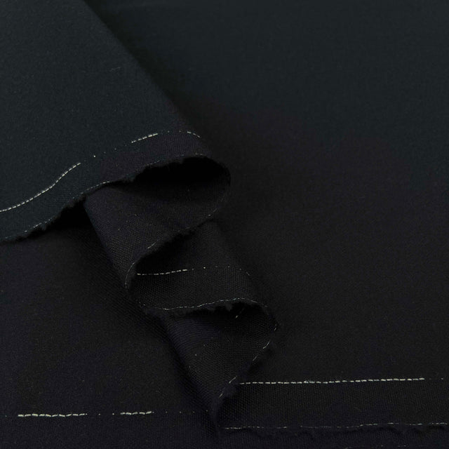 British Ex-Designer Wool Flannel Suiting Fabric Wool Obsession Fold