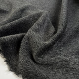 Wool and Whisper Grey Alpaca Ex Designer Italian Coating Fabric CU