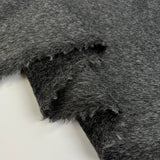 Wool and Whisper Grey Alpaca Ex Designer Italian Coating Fabric Fold