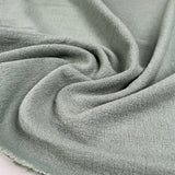 Woven Crepe Aqua Sea Cotton Textured Dress Fabric CU