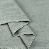 Woven Crepe Aqua Sea Cotton Textured Dress Fabric Fold
