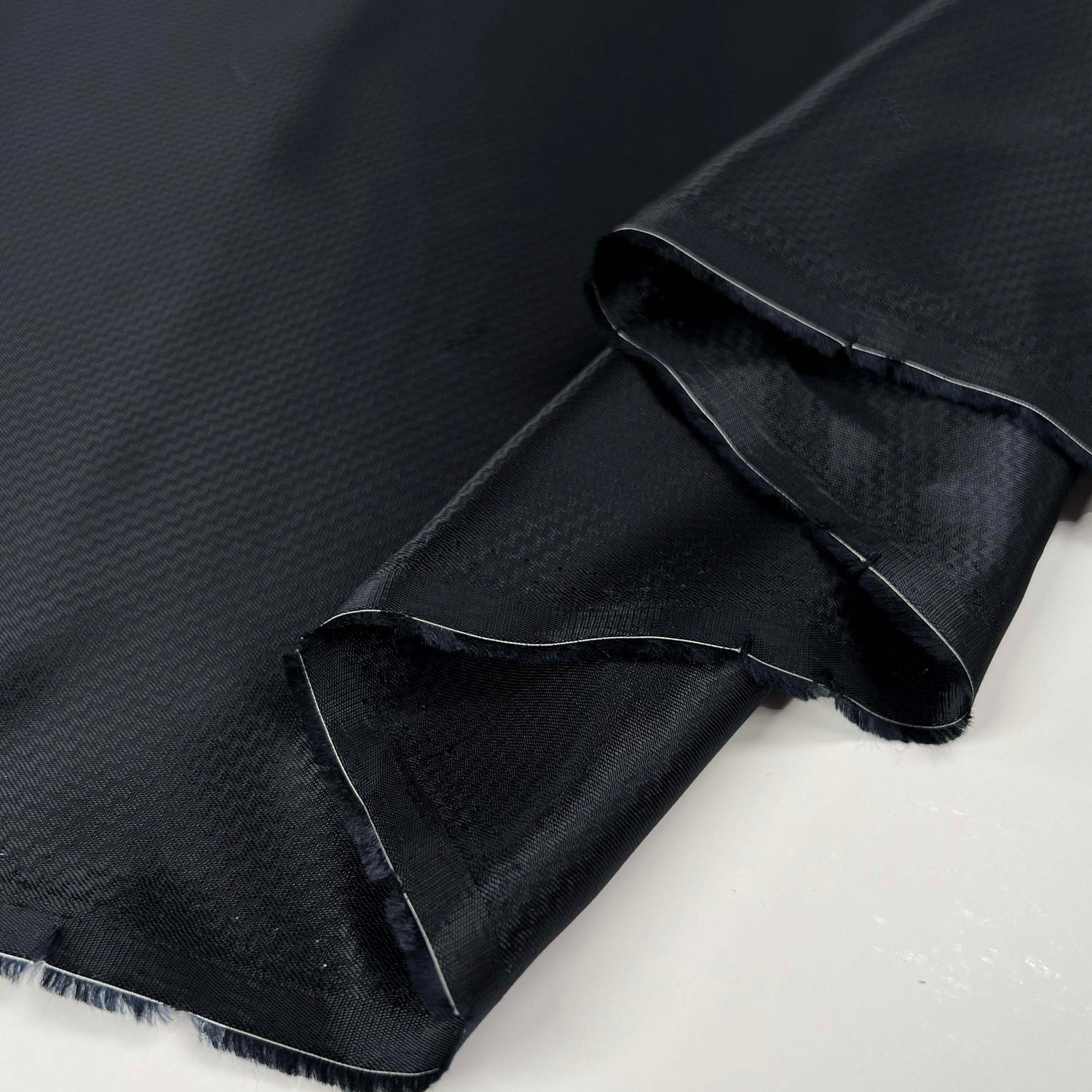 You Go Boss Ex Designer Navy Viscose Lining Fabric Fold