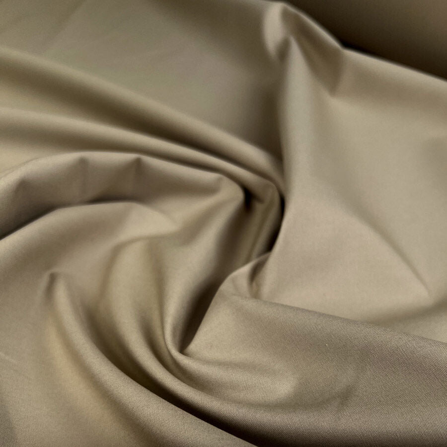 A Darker Shade Of Pale Cotton Plain Woven Suiting Fabric