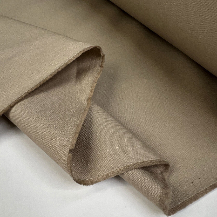 A Darker Shade Of Pale Cotton Plain Woven Suiting Fabric Fold