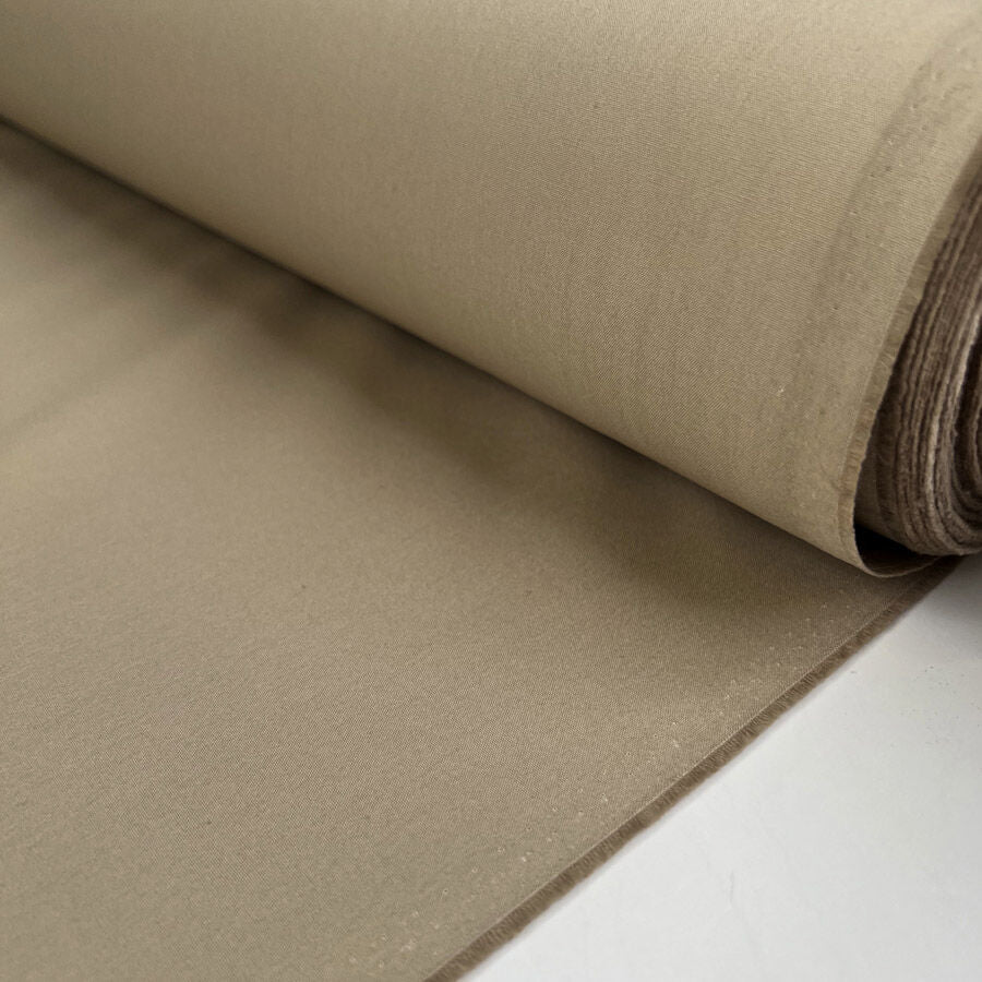 A Darker Shade Of Pale Cotton Plain Woven Suiting Fabric Roll