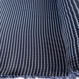 Acetate Viscose Blend Fabric Jaquard Diamond Lining Hermes Blue Stripe Roll