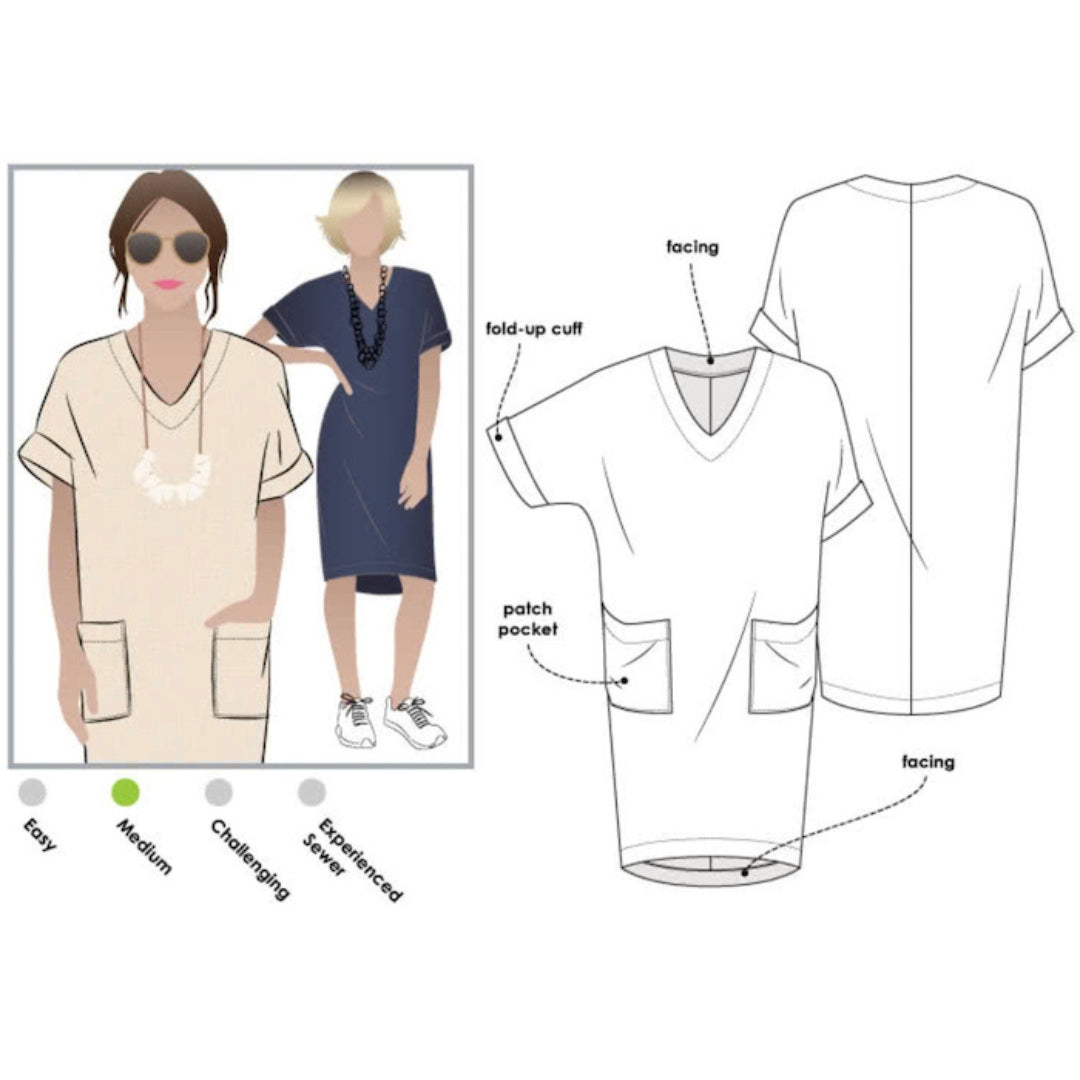 Adeline Dress Pattern Style Arc Cover