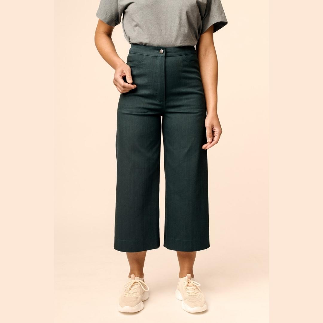 Aina Trousers And Culottes Pattern By Named Clothing Nmp014  1