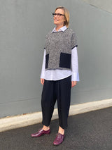 Amara vest pattern tessuti 2