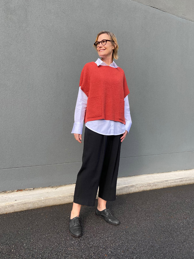 Amara vest pattern tessuti 3