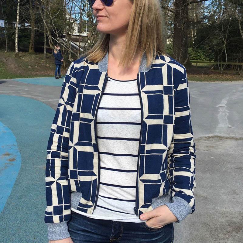 Amelia Bomber Jacket Pattern Wardrobe By Me 5
