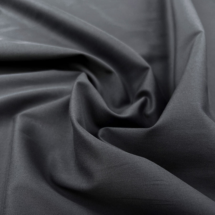 Antonio cotton lycra italian deadstock grey trouser fabric cu