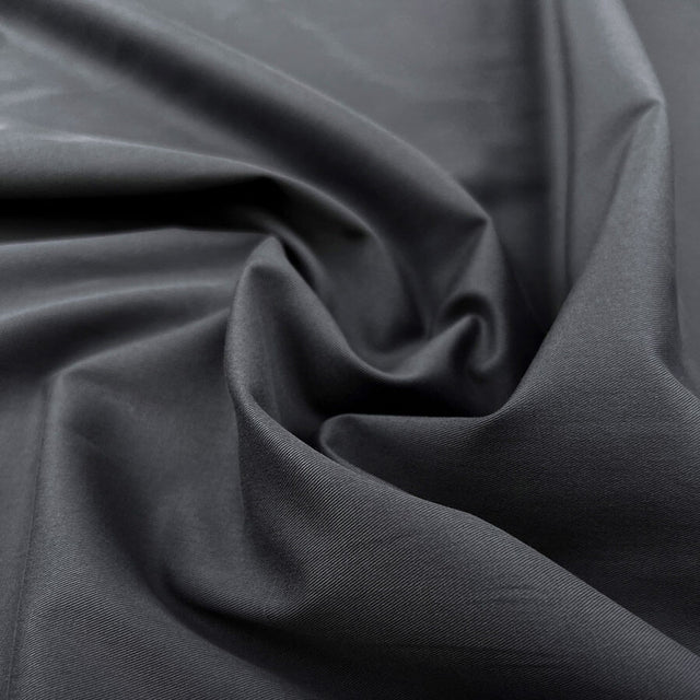Antonio cotton lycra italian deadstock grey trouser fabric cu