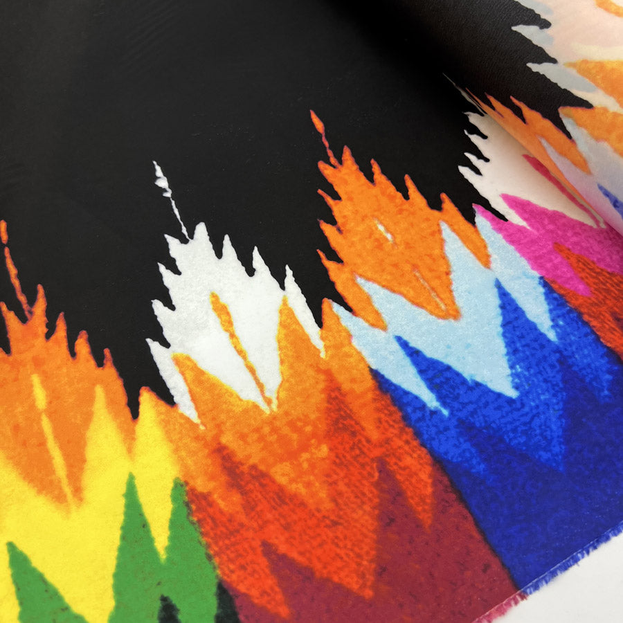 Around The Campfire Black Water Resistant Fabric Roll