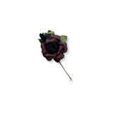 Artificial Flowers Purple And Black Double Flower