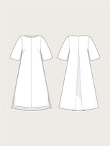 Assembly Line Box Pleat Dress Sketch