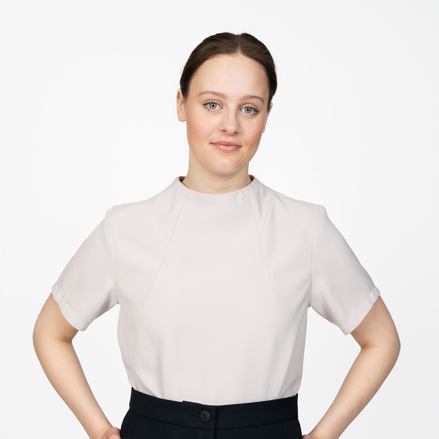 Assembly Line Funnel Neck Top 1