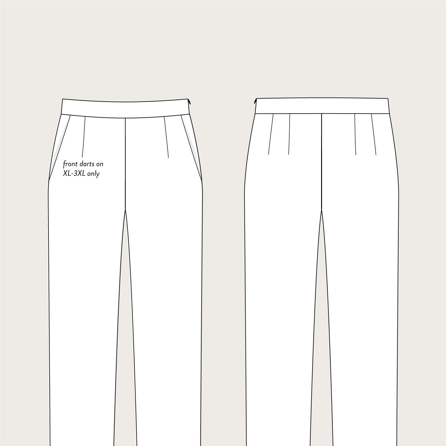 Assembly Line Regular Fit Trousers Sketch