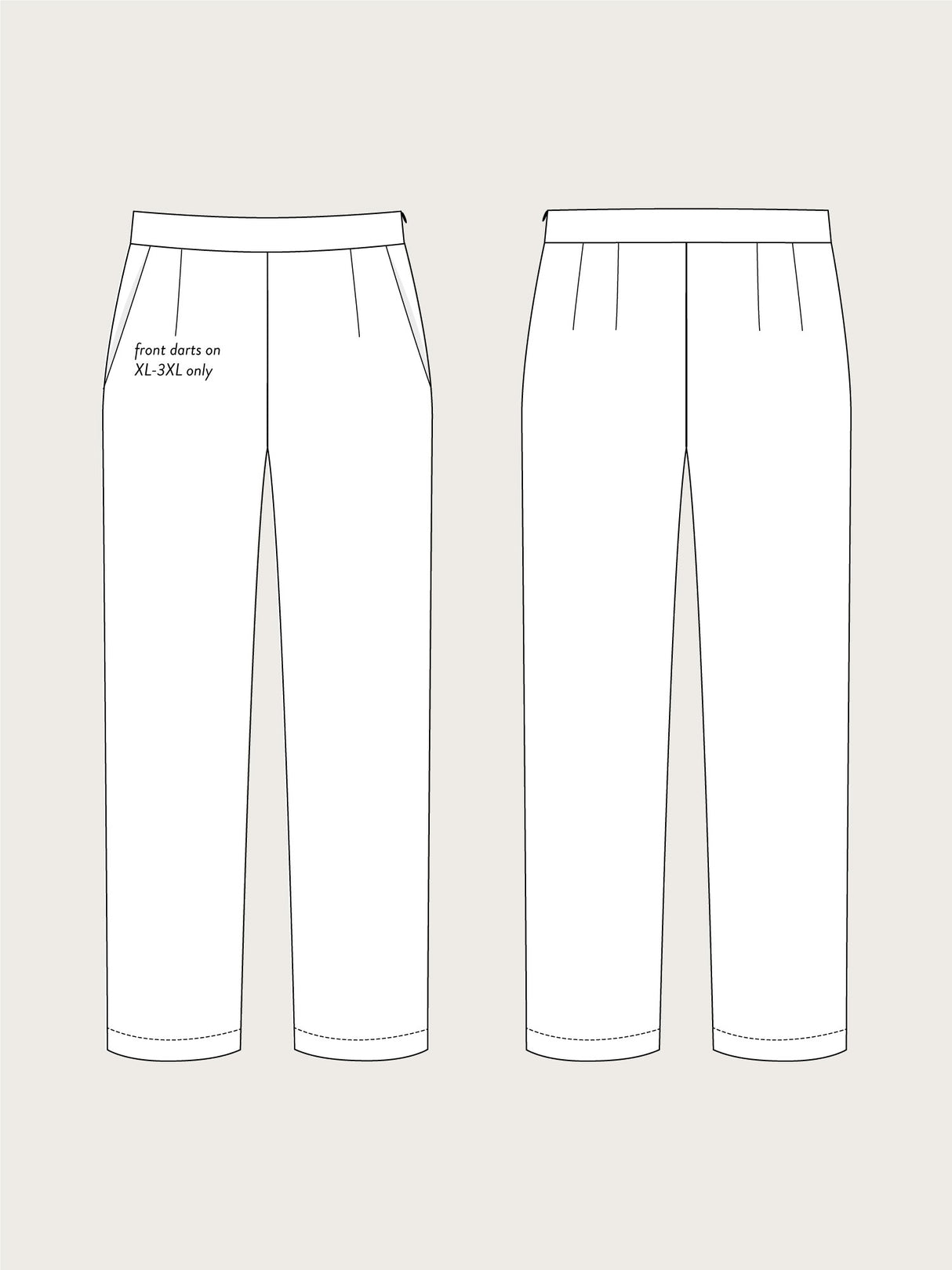 Assembly Line Regular Fit Trousers Sketch