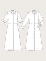 Assembly Line Shirt Dress Sketch