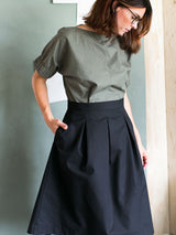 Assembly Line Three Pleat Skirt 1