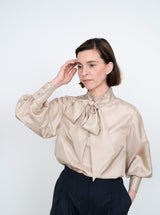 Assembly Line Tie Bow Blouse 2