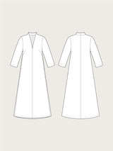 Assembly Line Vneck Dress Sketch