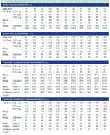 Auburn size chart