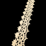 Austrian Cotton Cream Guipure Lace Trim Garden 50mm Wide