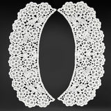 Austrian Cotton Embroidered Collar Rosie White Full