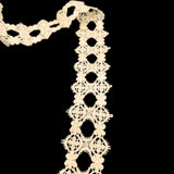 Austrian Cotton Guipure Lace Trim Cream Opal 45mm Wide