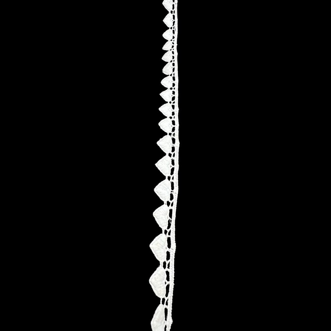 Austrian Cotton Guipure Lace Trim Hearts 12mm Wide