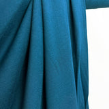 Bamboo Elastane Jersey Dress Fabric Teal Hang