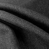 Bambrook Bygone British Wool Tweed Coating In Black And Grey Fold 2