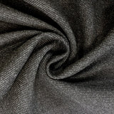 Bambrook Bygone British Wool Tweed Coating In Black And Grey Swirl
