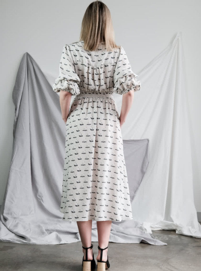 Belle Woven Dress Pattern Style Arc 3