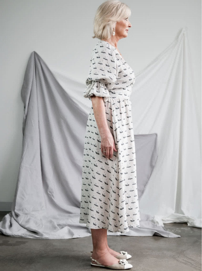 Belle Woven Dress Pattern Style Arc 6