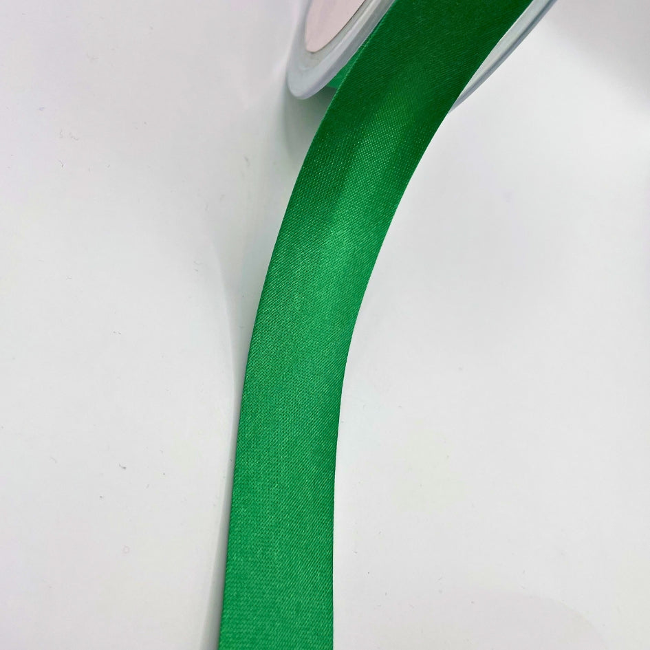 Bias Binding Satin Emerald